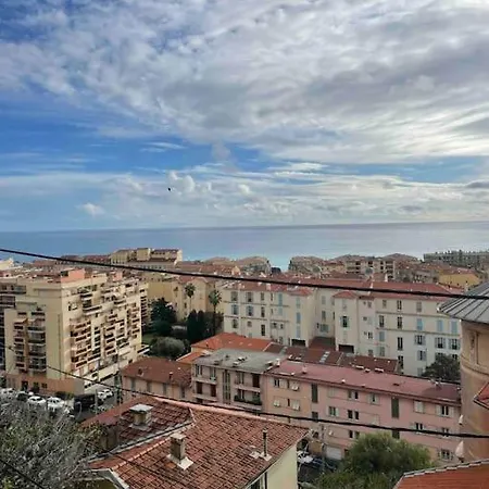 Villawoho Spacious Terraces, Panoramic Seaview In Quiet Area Daire Menton